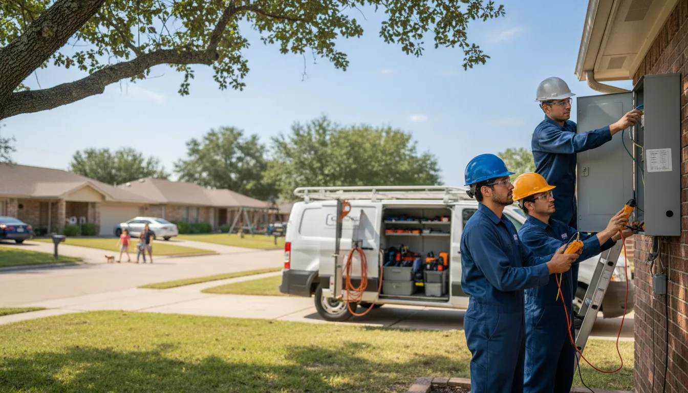 Certified electrician providing emergency electrical services in Sterrett, AL